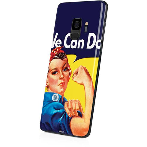 Rosie The Riveter Vintage War Poster Galaxy S9 Skin